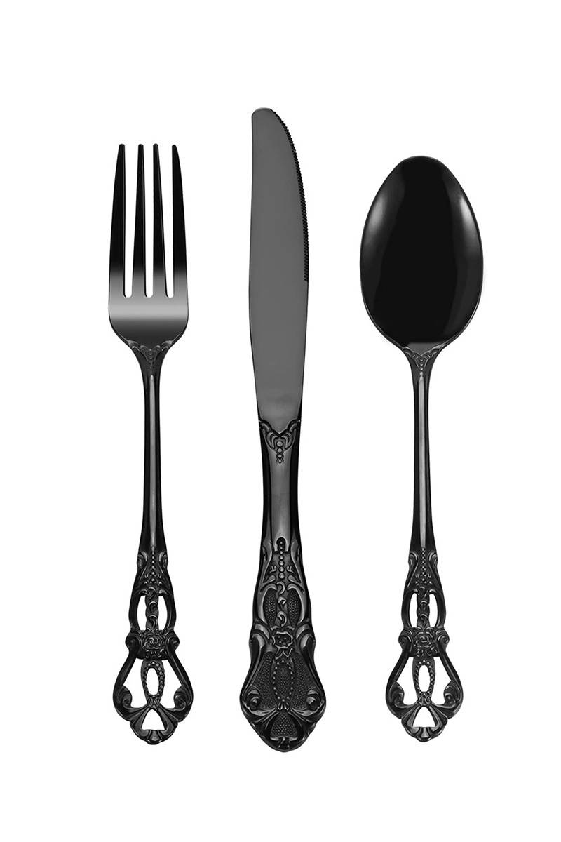 Royal Vintage 3set Cutlery (black)