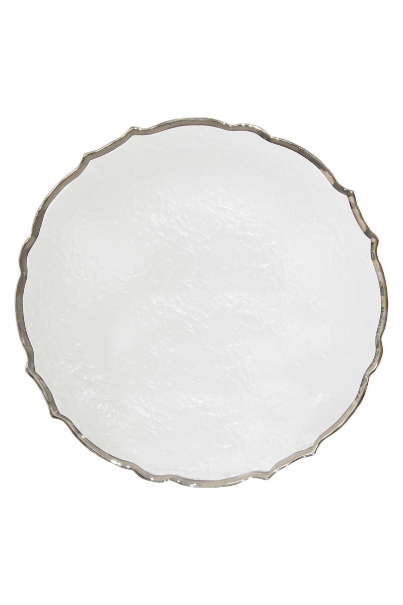 Underplates Scallop (silver)